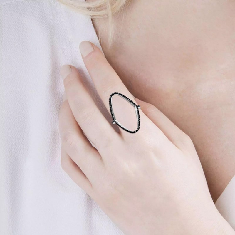 Bague Femme - Argent 925 - Oxyde de zirconium