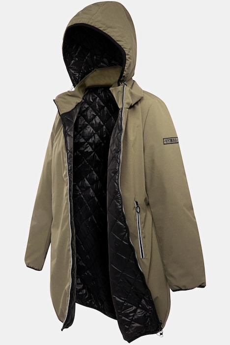 HYPRAR Wende-Steppjacke, Reflektor, 2-Wege-Zipper