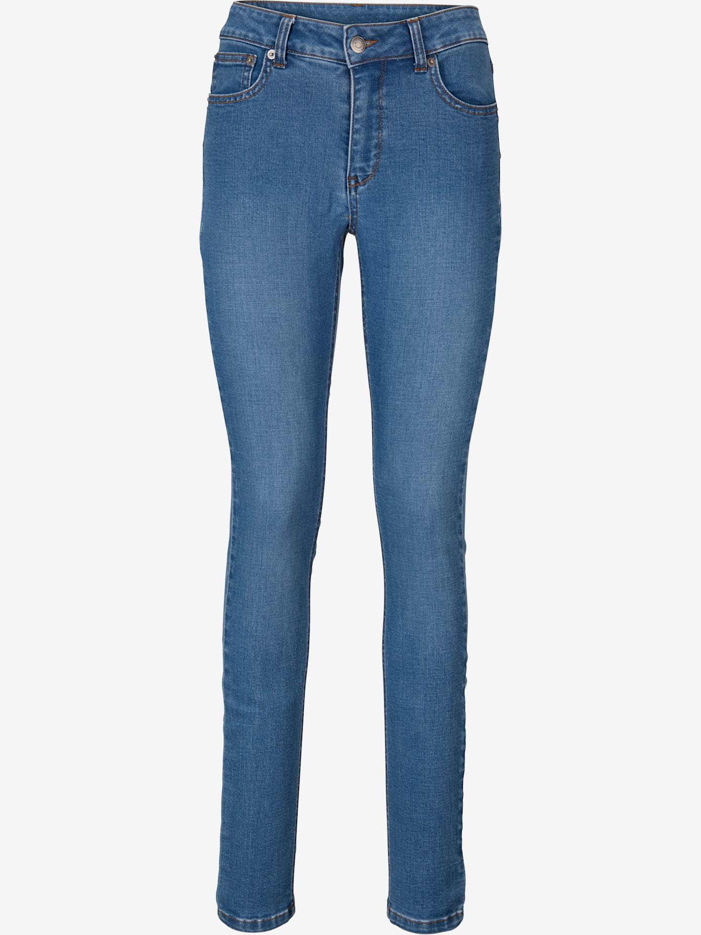 Jeans effet ventre plat coupe skinny tendance