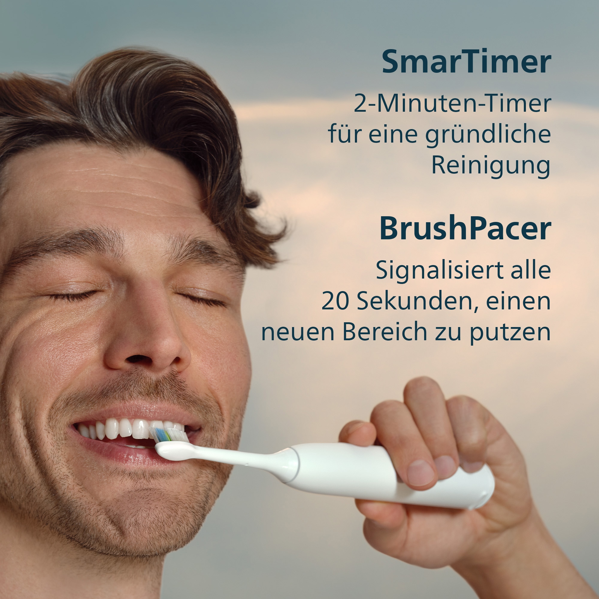 Philips Sonicare Elektrische Zahnbürste »Series 5300 HX7108/01« 1 Stk. Aufsteckbürsten mit Andruckkontrolle, 2 Intensitätsstufen, inkl. Ladegerät