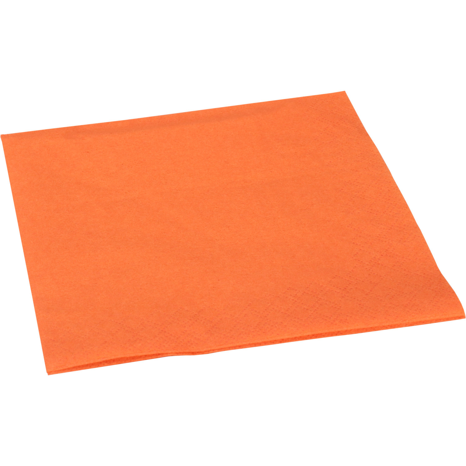 Servet, 1/4 vouw, 2-laags, 33x33cm, cellulose, oranje