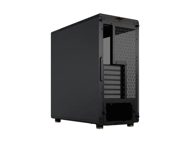 Fractal Design North - Mid tower - ATX - sidepanel med vindue (tonet glas) - ingen strømforsyning (ATX) - charcoal black - USB/Lyd