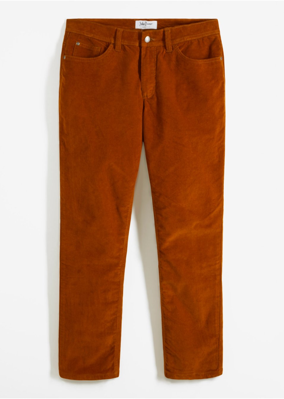 Pantalon thermo velours côtelé Regular Fit, Straight