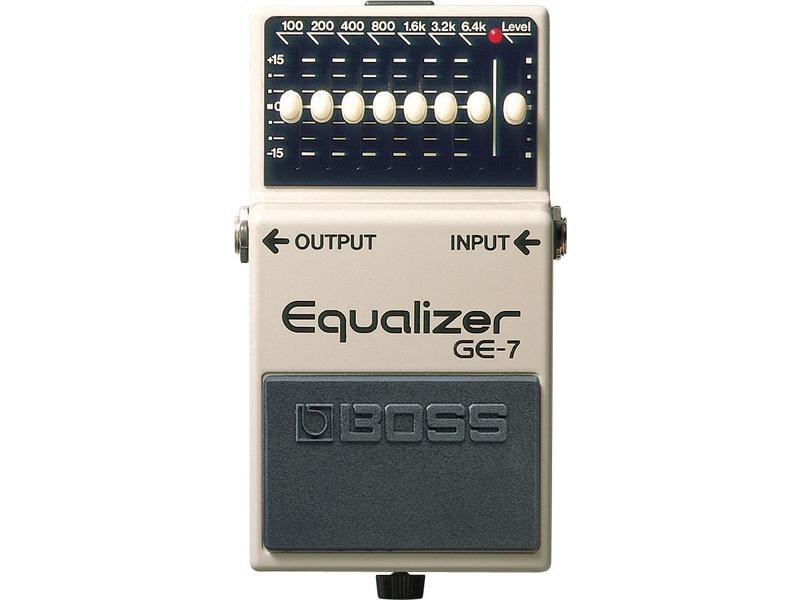 BOSS Pedal GE-7 Leistungsfähiger 7-Band Equalizer