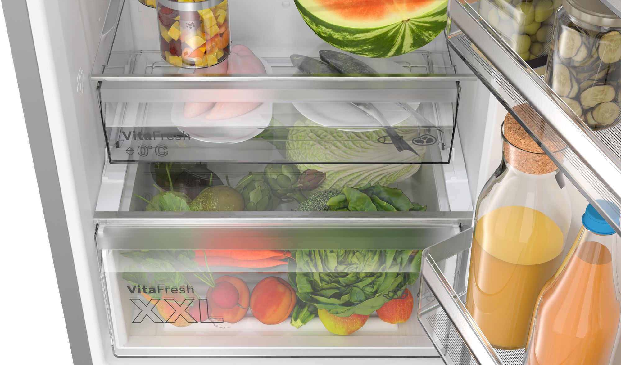 Refrigerador Combinado Independente Série 4 203 x 60 cm em Aço Inoxidável Resistente a Impressões Digitais KGN39VIBT