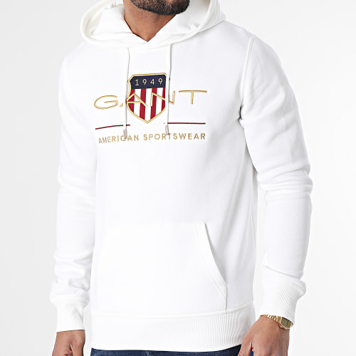 Sweat Capuche Archive Shield 2047056 Blanc