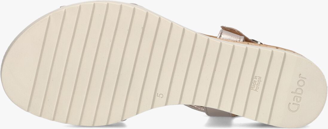 GABOR ros&eacute;gouden gabor sandalen 751.1
