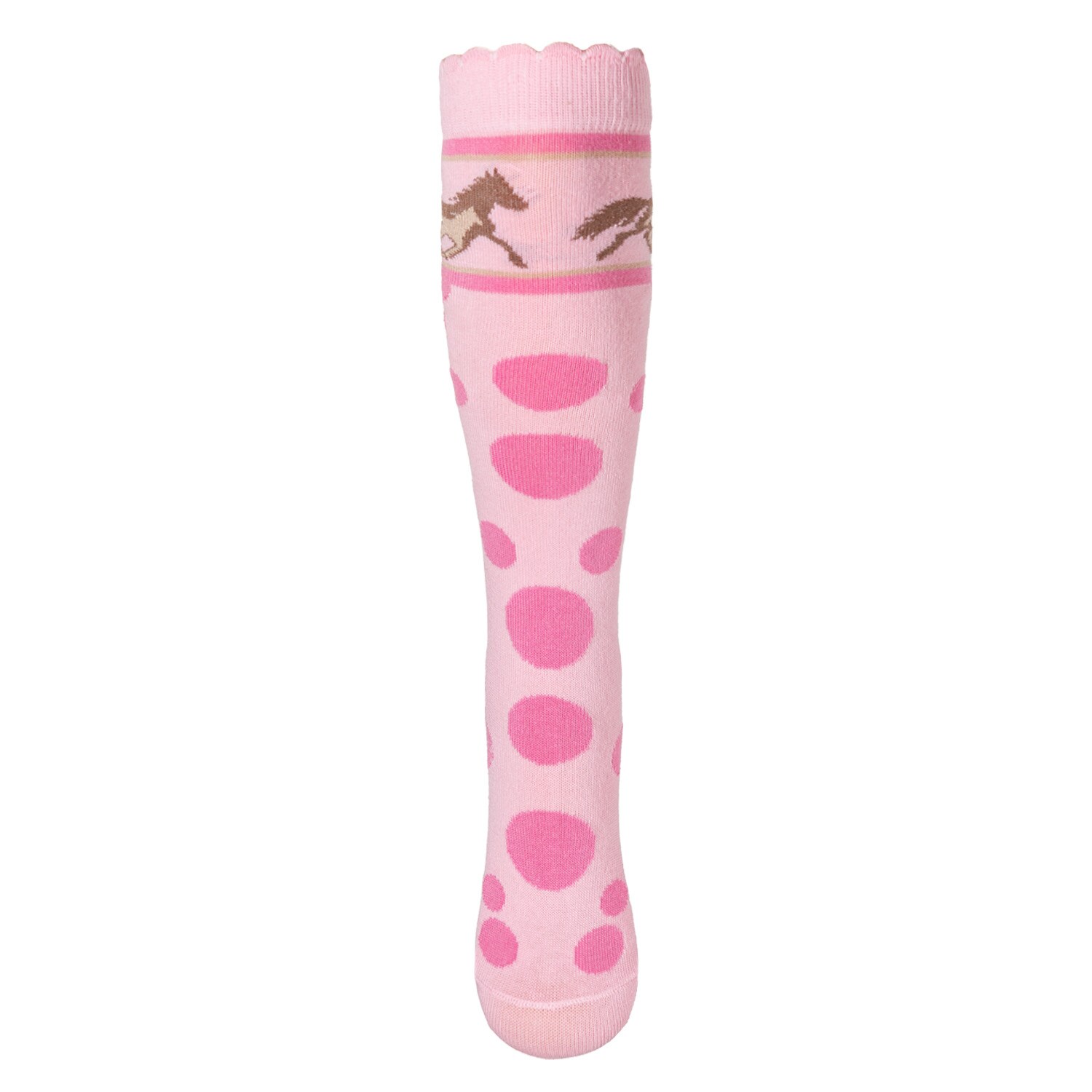 Cotton Prime® Kinder Kniestrümpfe 6 Paar, mit Pferde Motiven