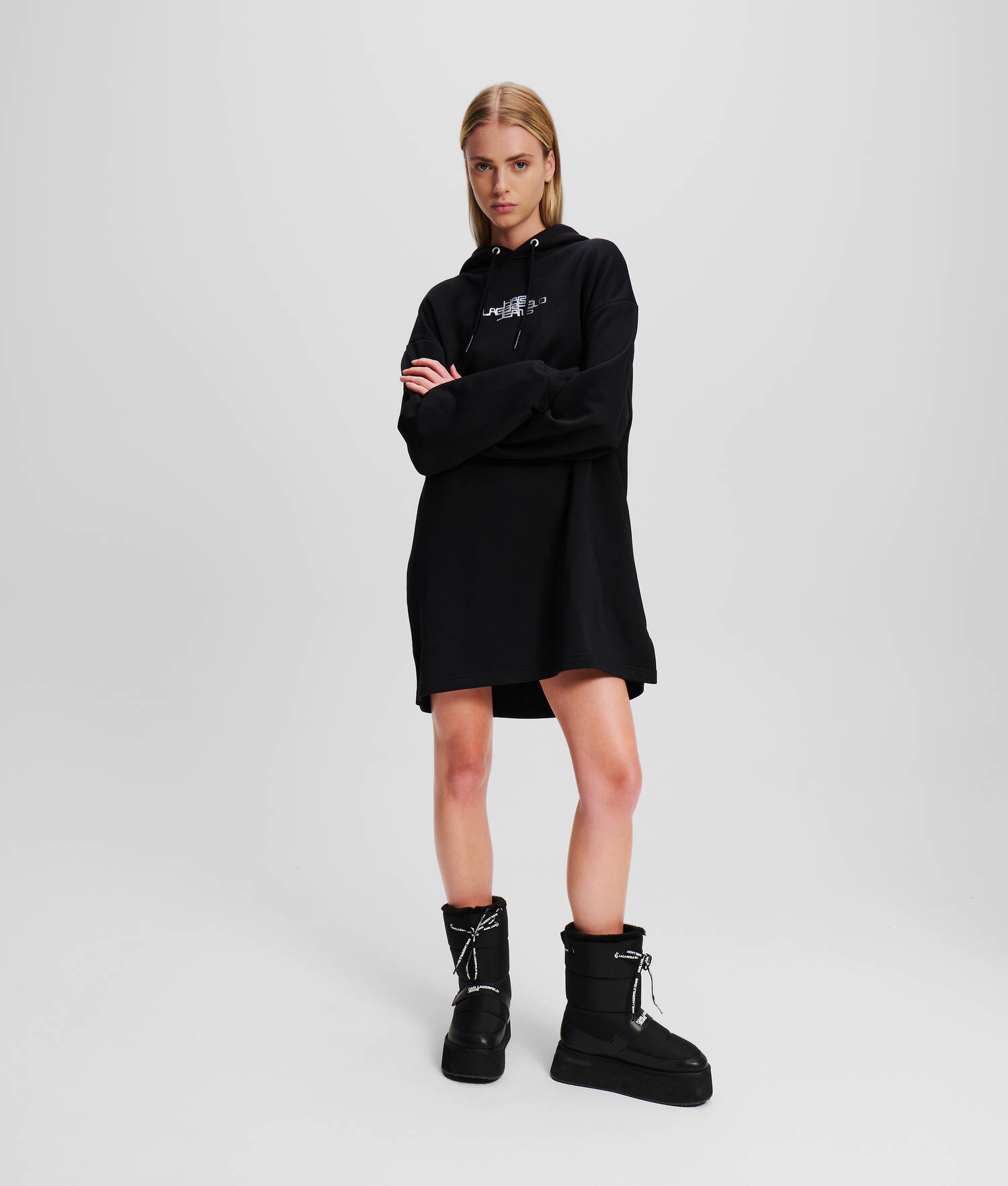 ROBE SWEAT À CAPUCHE KLJ