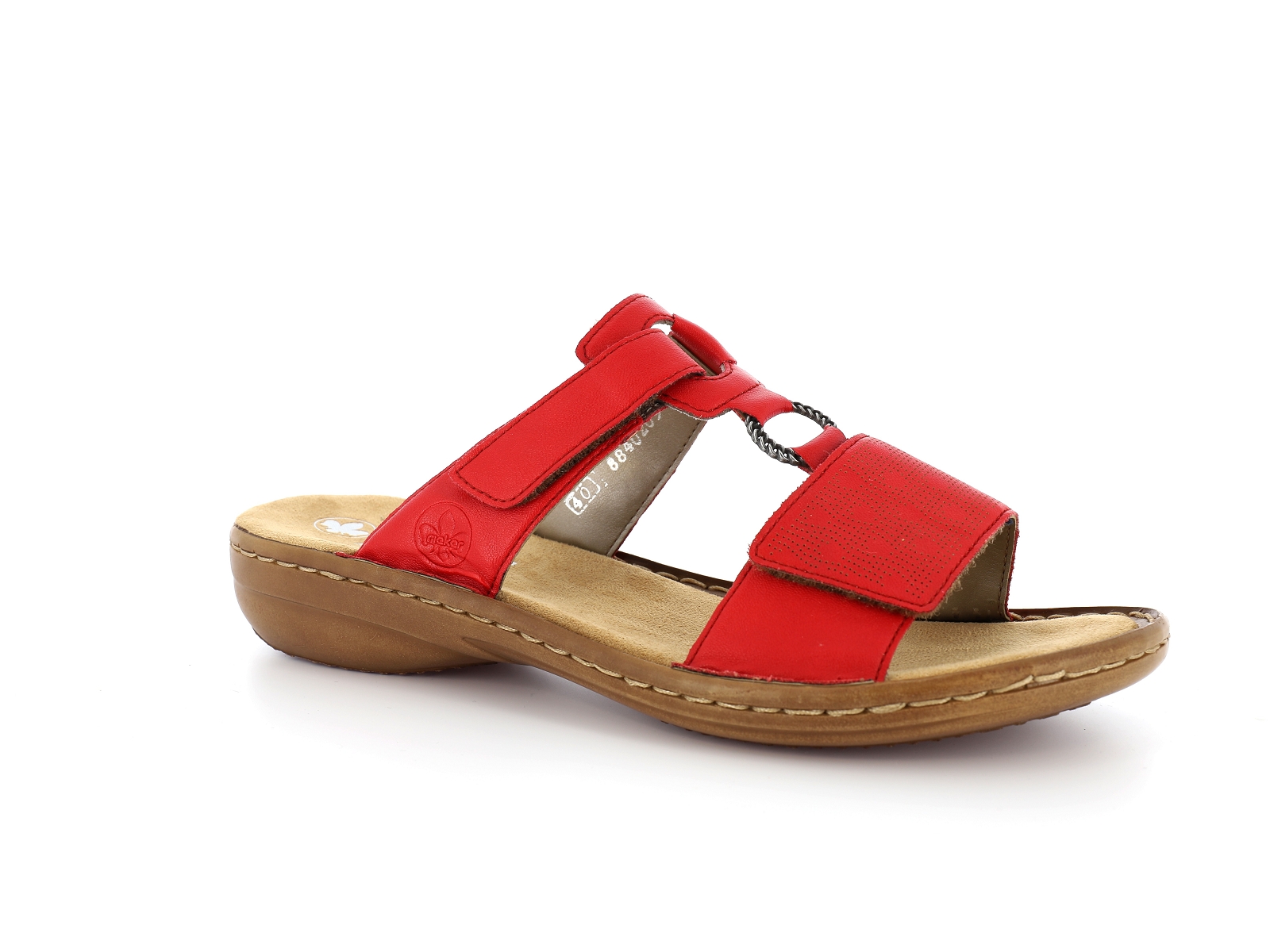 Rieker-60885 Synthétique Rouge