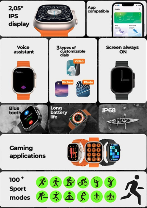Urban Plus Smart Watch 2.05
