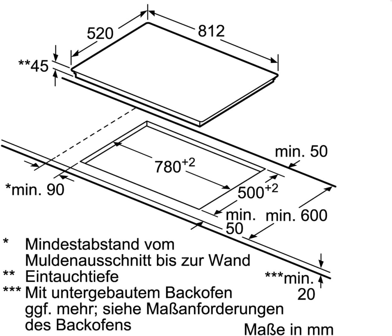 Siemens ET875LMP1D iQ500 Kochfeld Elektro/Glaskeramik / 81,2 cm/Timer mit Ausschaltfunktion, Schwarz