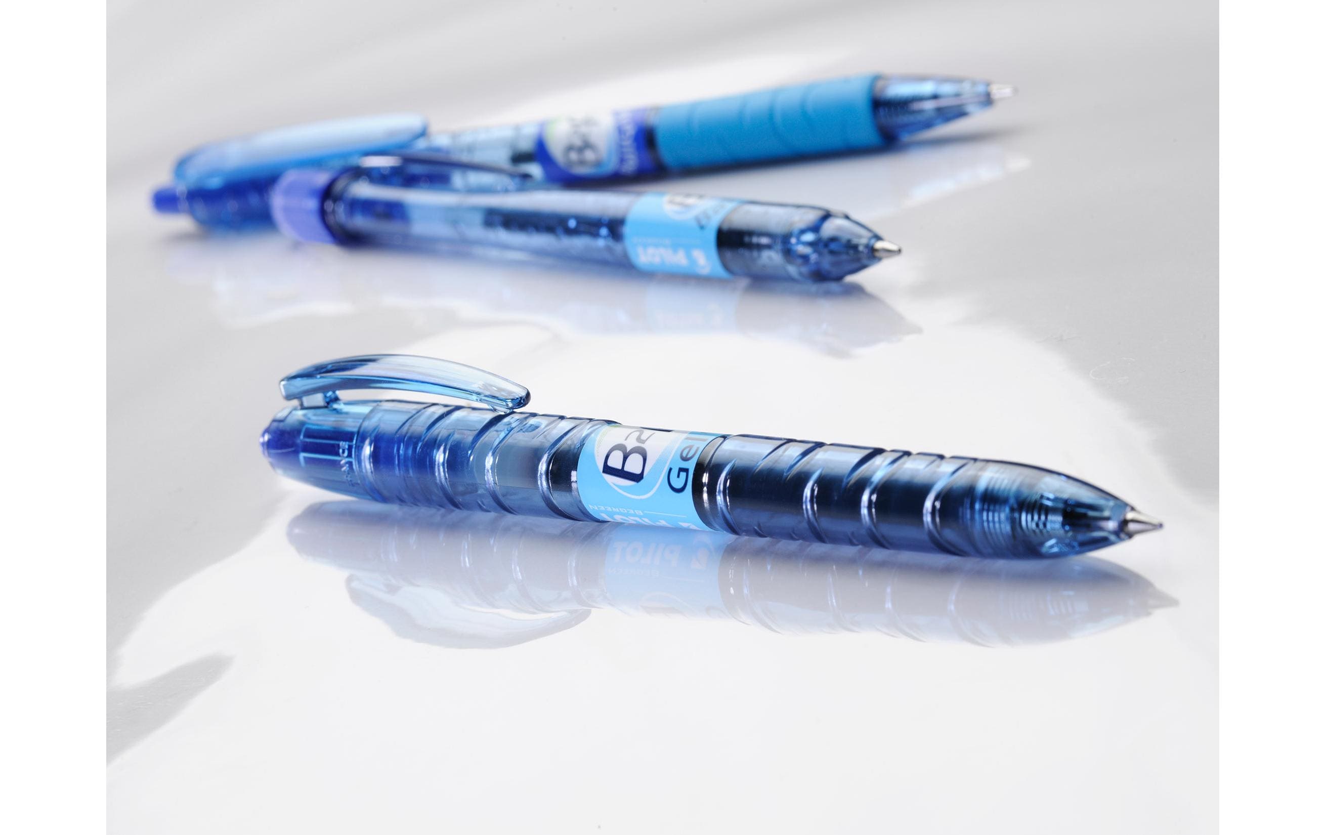 Kugelschreiber Begreen B2P Ecoball 1.0 mm, SchwarzKuli mit «Bottle 2 Pen» Gel