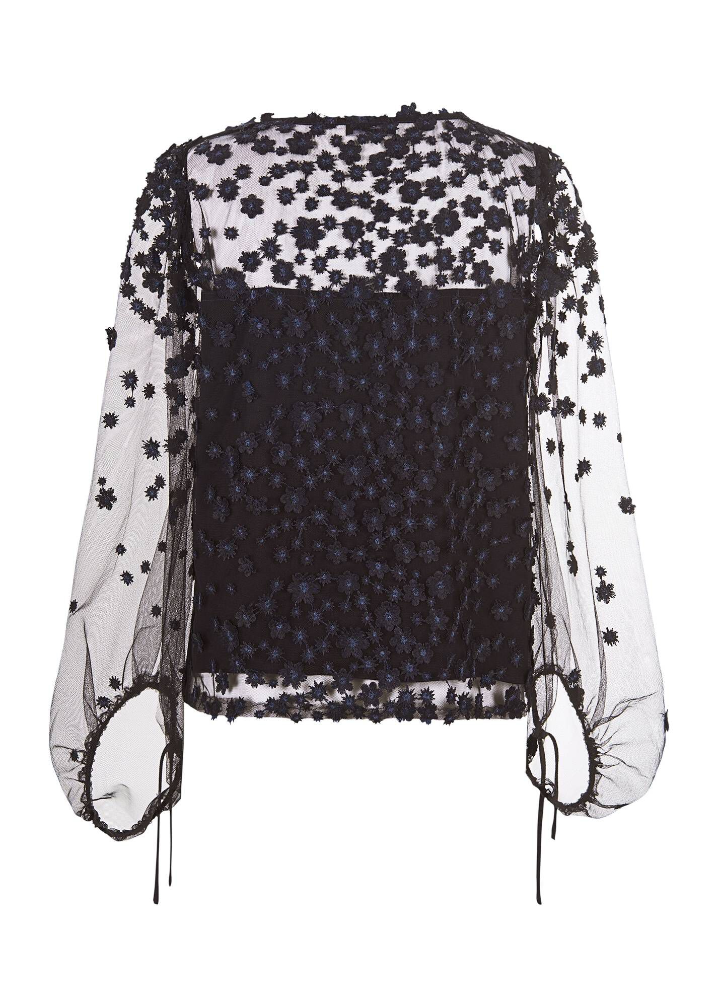 Riani| Damen Blusenshirt mit transparenten Ärmeln