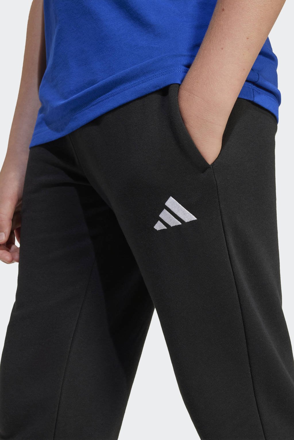 adidas joggingbroek zwart/wit