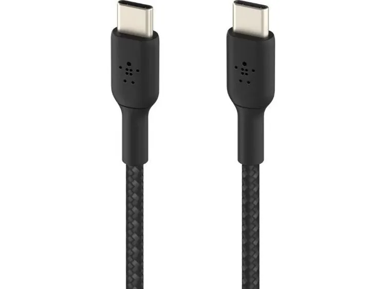 Belkin BoostCharge - USB-kabel - 24 pin USB-C (han) til 24 pin USB-C (han) - 1 m - sort