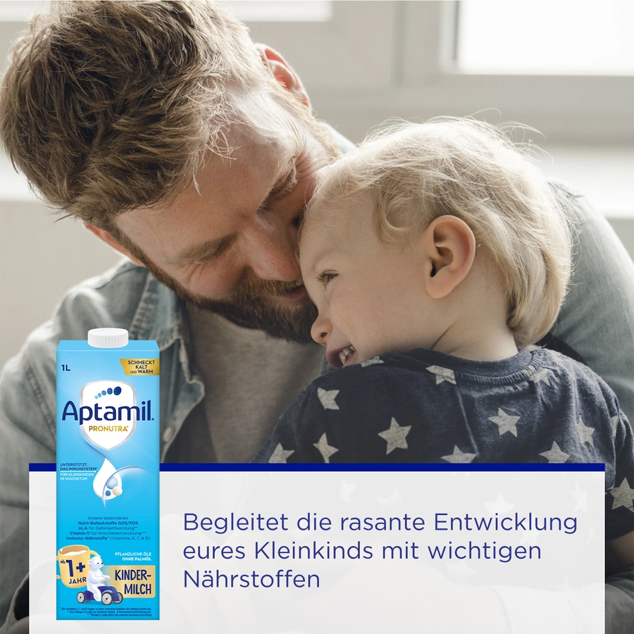 Aptamil Kindermilch 1+ trinkfertig 6 x 1 l ab dem 1. Jahr