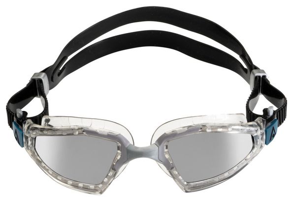 Lunettes de bain Aquasphere Kayenne Pro Transparent / Gris - Verres Miroir Argent