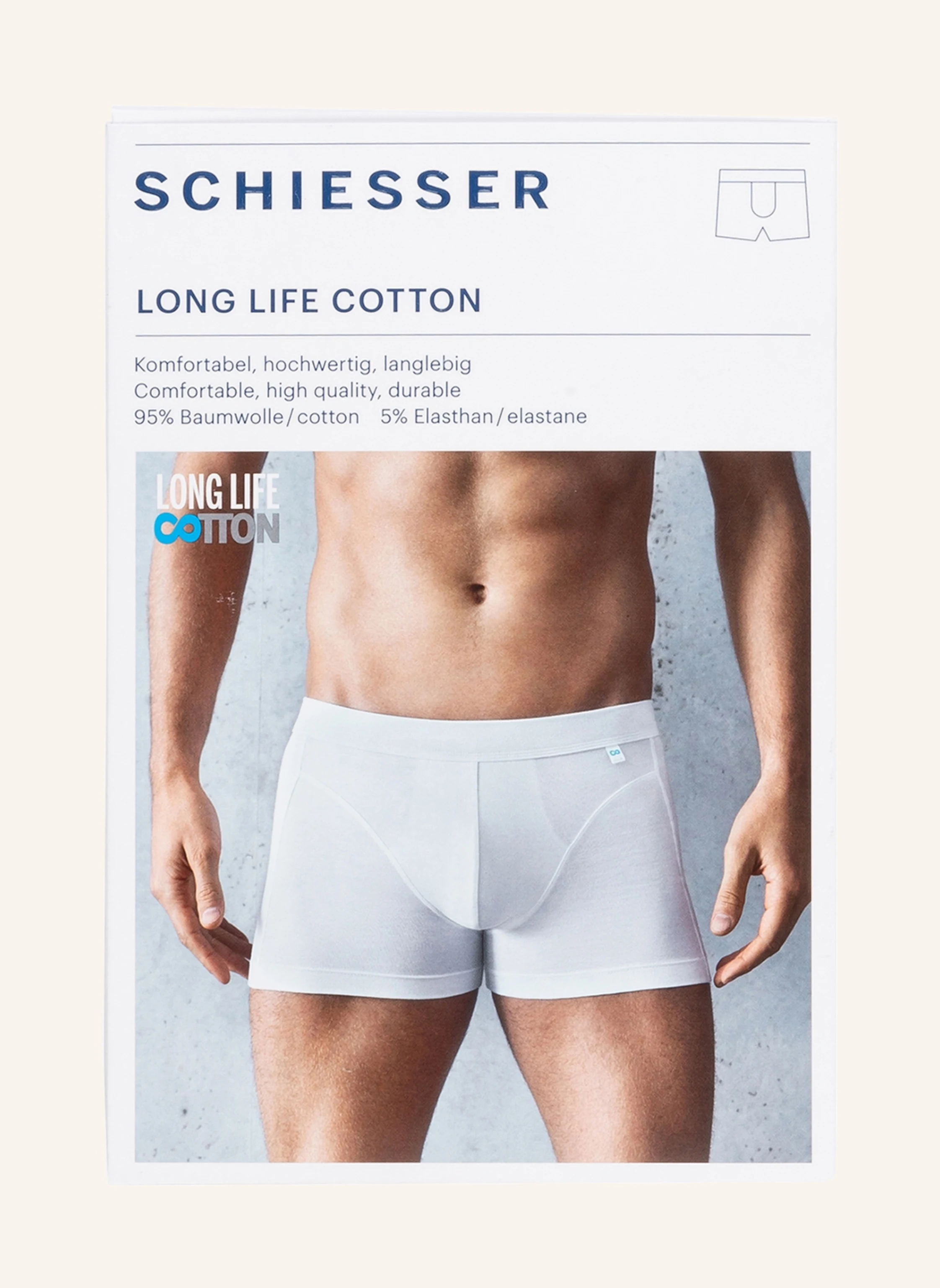SCHIESSER Boxershorts LONG LIFE COTTON