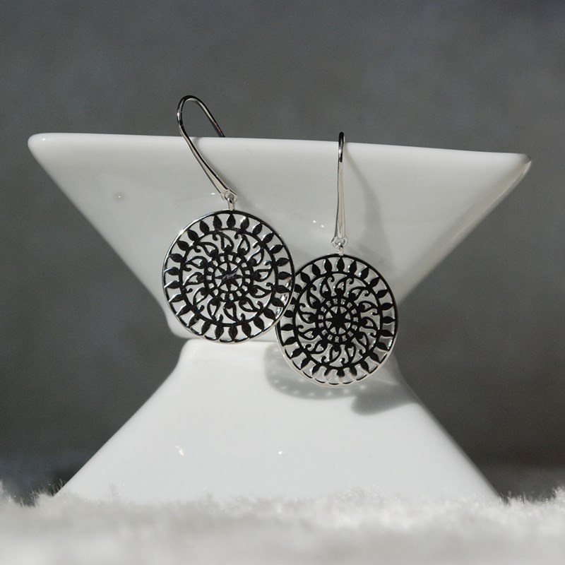 Boucles d'oreilles pendantes pour femme - Lorenzo R