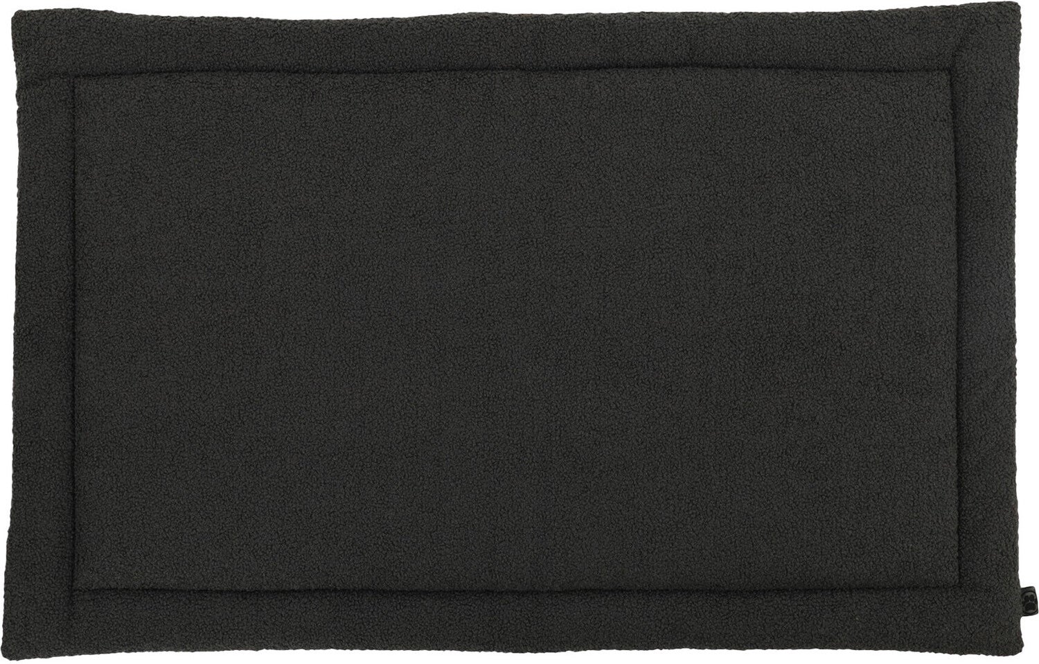 Overseas Petlife benchkussen Teddy antraciet 90 x 60 x 2 cm