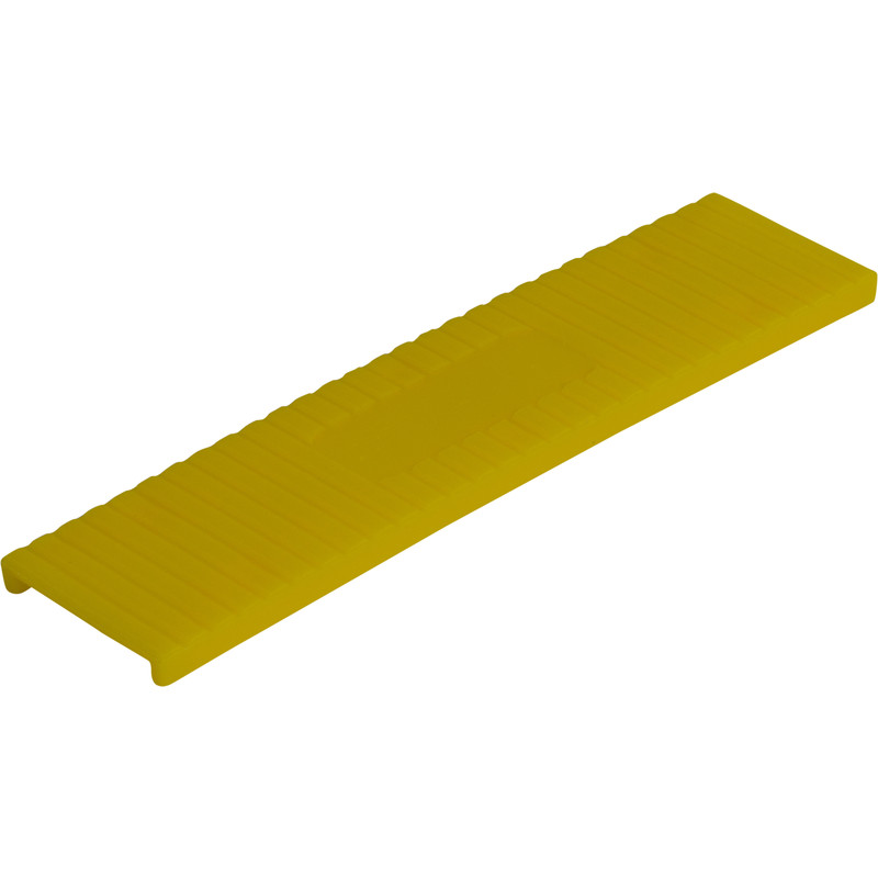 Kunststof tunnelblokje 24x4mm Geel