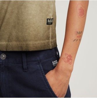 G-star - Deck 2.0 High Loose - Chino Broek - Ultrahoge Taille - Losse Pasvorm