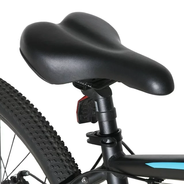 Bicicleta elétrica Hiland Rockshark, mountain bike elétrica de alumínio, aro 26/27,5, 350W, velocidade máxima de 32 km/h, para adultos, com câmbio Shimano de 21 velocidades, freio a disco, suspensão dianteira e bateria removível de 36V 10,4Ah.