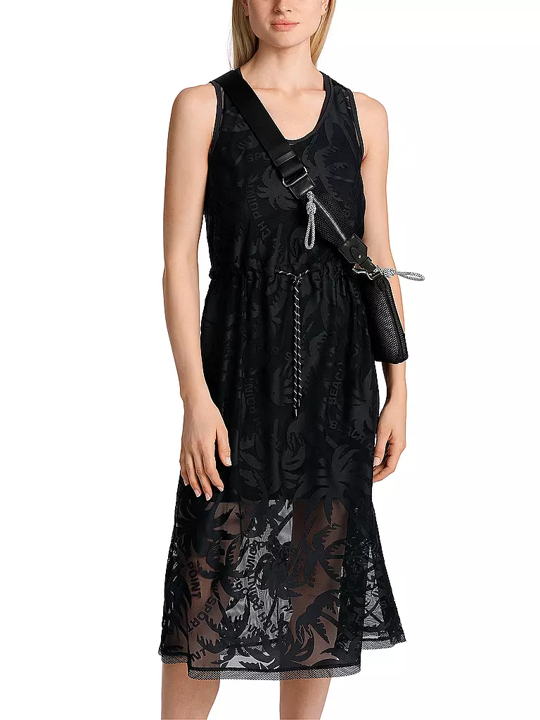 MARC CAIN Midikleid dunkelblau