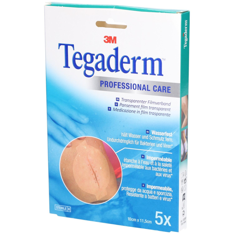 TEGADERM Transparentverband 10x11.5cm n 5 Stk