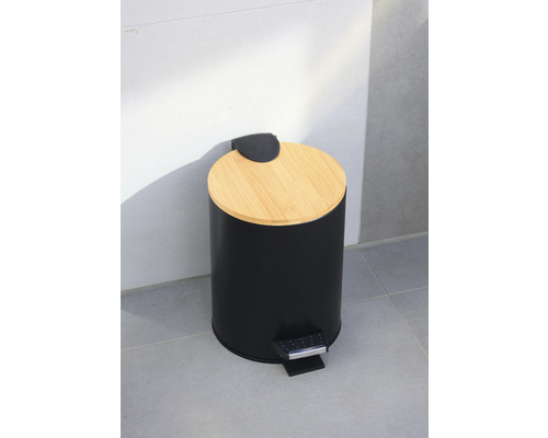 Tasir 3L pedaalemmer, matzwart/bamboe