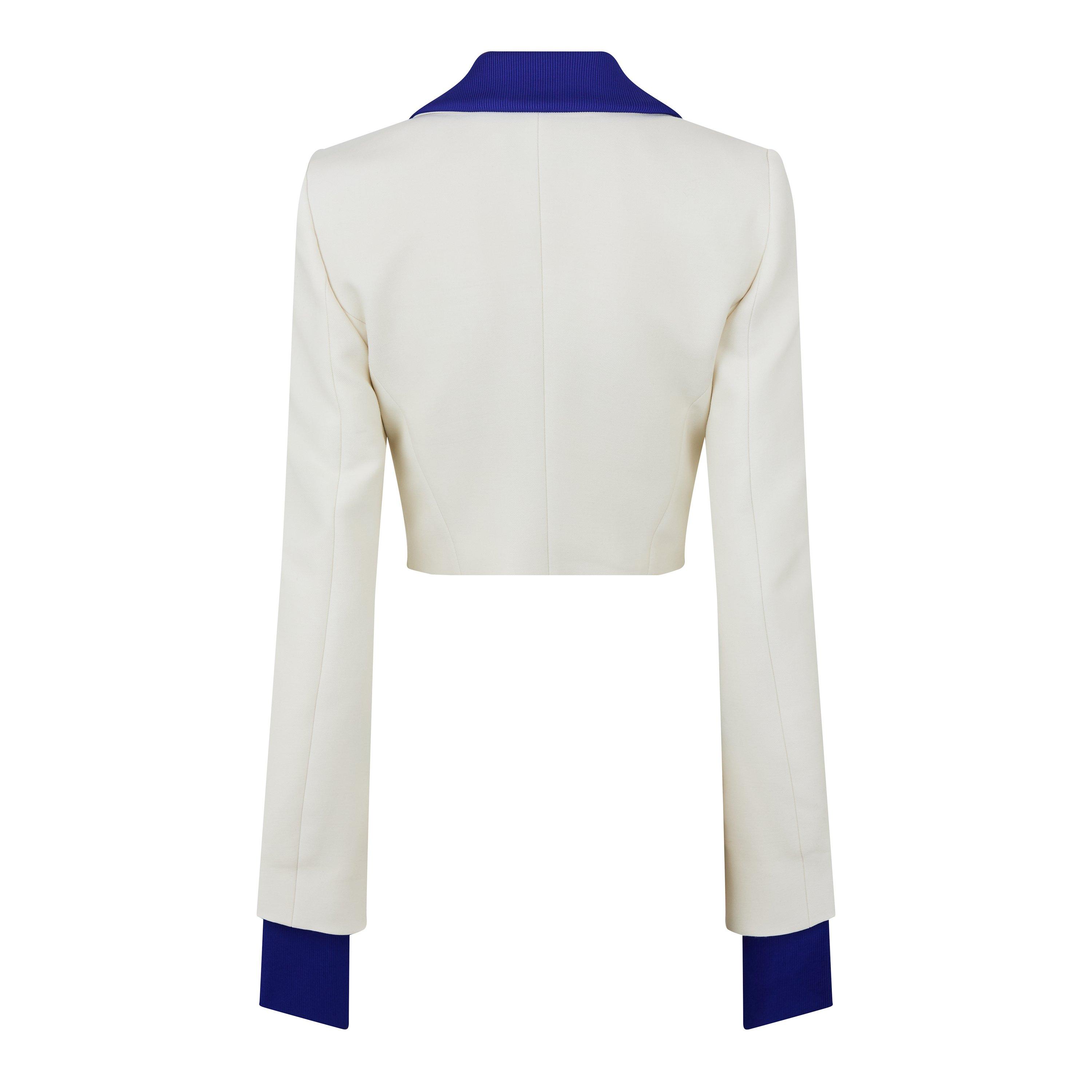 Off White Cropped Jacket