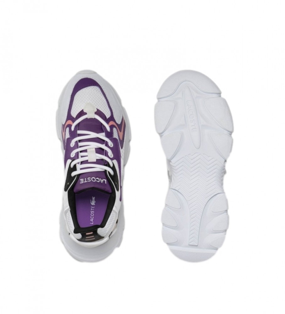 Tênis Lacoste L003 Neo branco, lilás