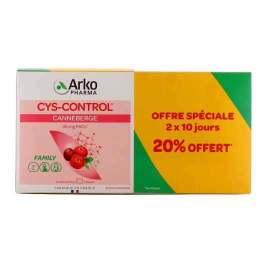 Cys Control Canneberge Arkopharma - Confort urinaire, cystite