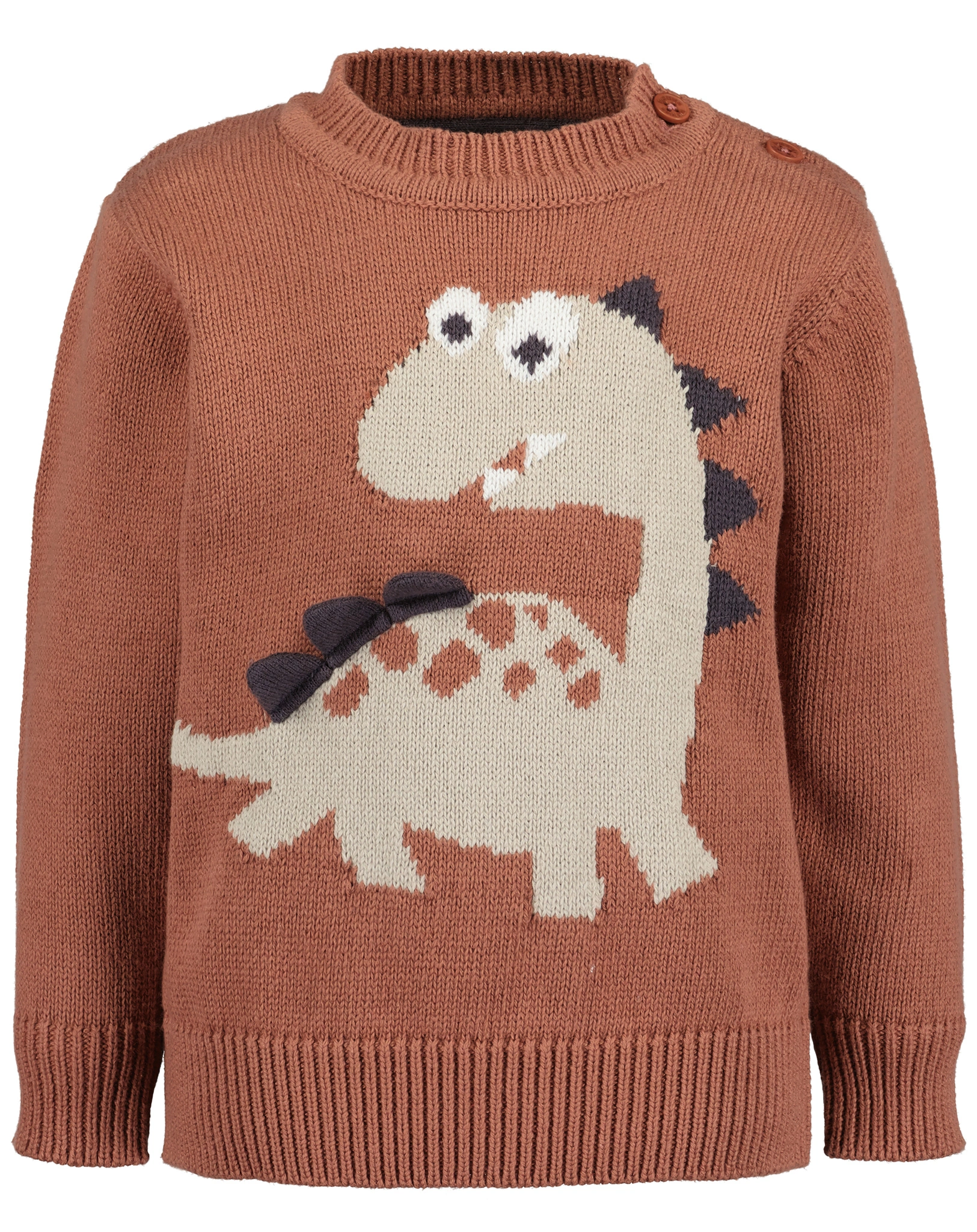 Strickpullover DINOSAUR in kupfer