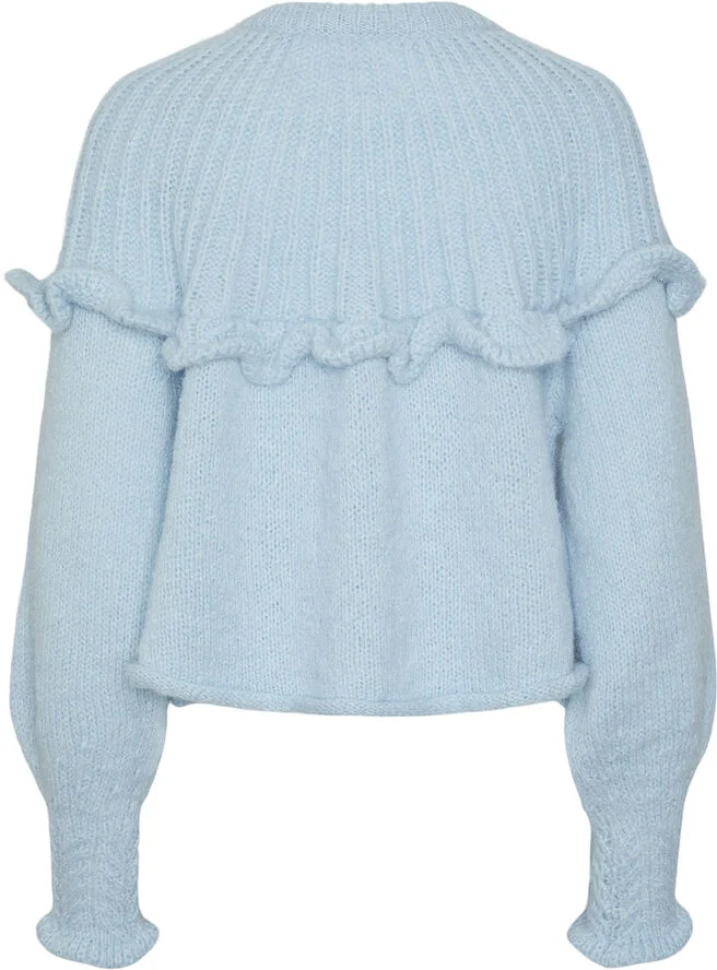 Pieces PCRIKKA LS ONECK KNIT BC Angel falls