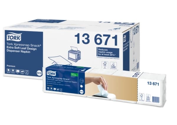 Tork 13671, Hvit, Monokromatisk, 216 mm, 213 mm, 540 mm, 98 mm