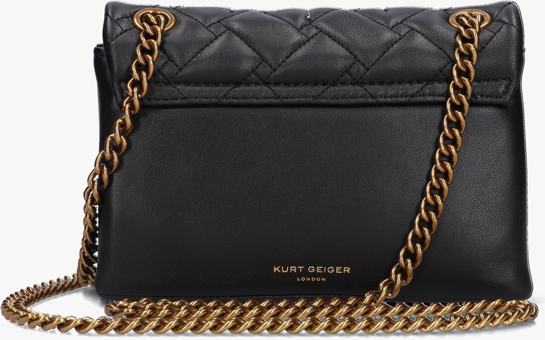 KURT GEIGER LONDON zwarte kurt geiger london schoudertas mini kensington eye