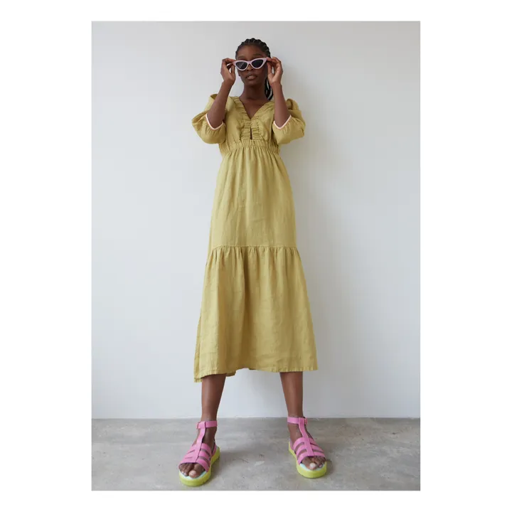 Dr Bloom Robe Joy Lin | Vert kaki