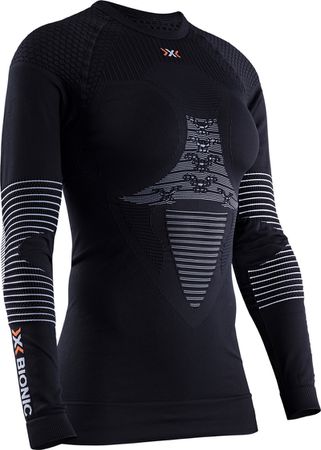 ENERGIZER 4.0 Damen-Langarmshirt  schwarzweiss  L