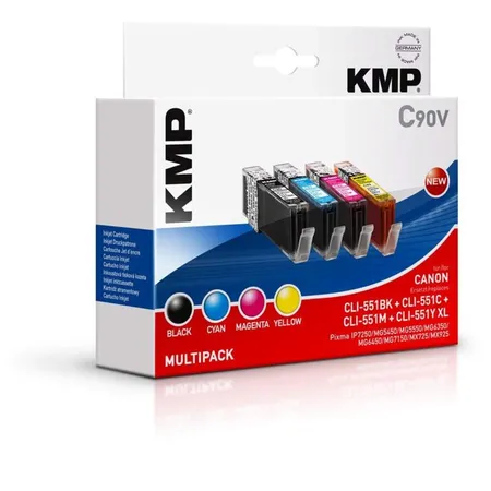 KMP Druckerpatronen C90V Multipack black und color