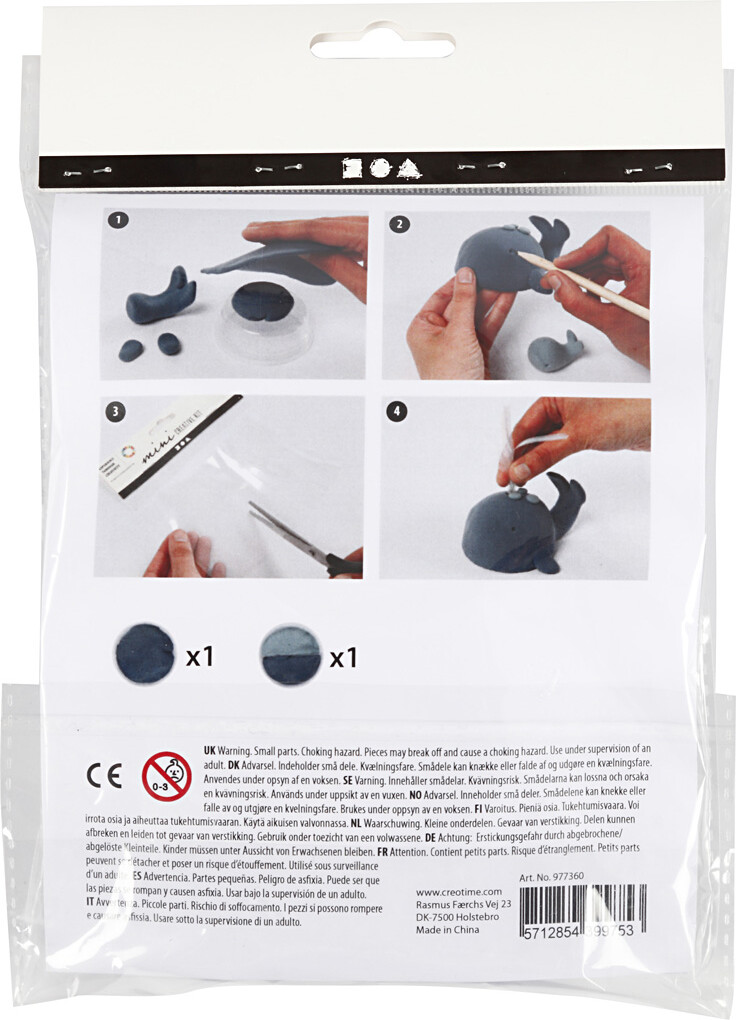 Silk Clay - Diy Kit - Hval Og Hvalunge