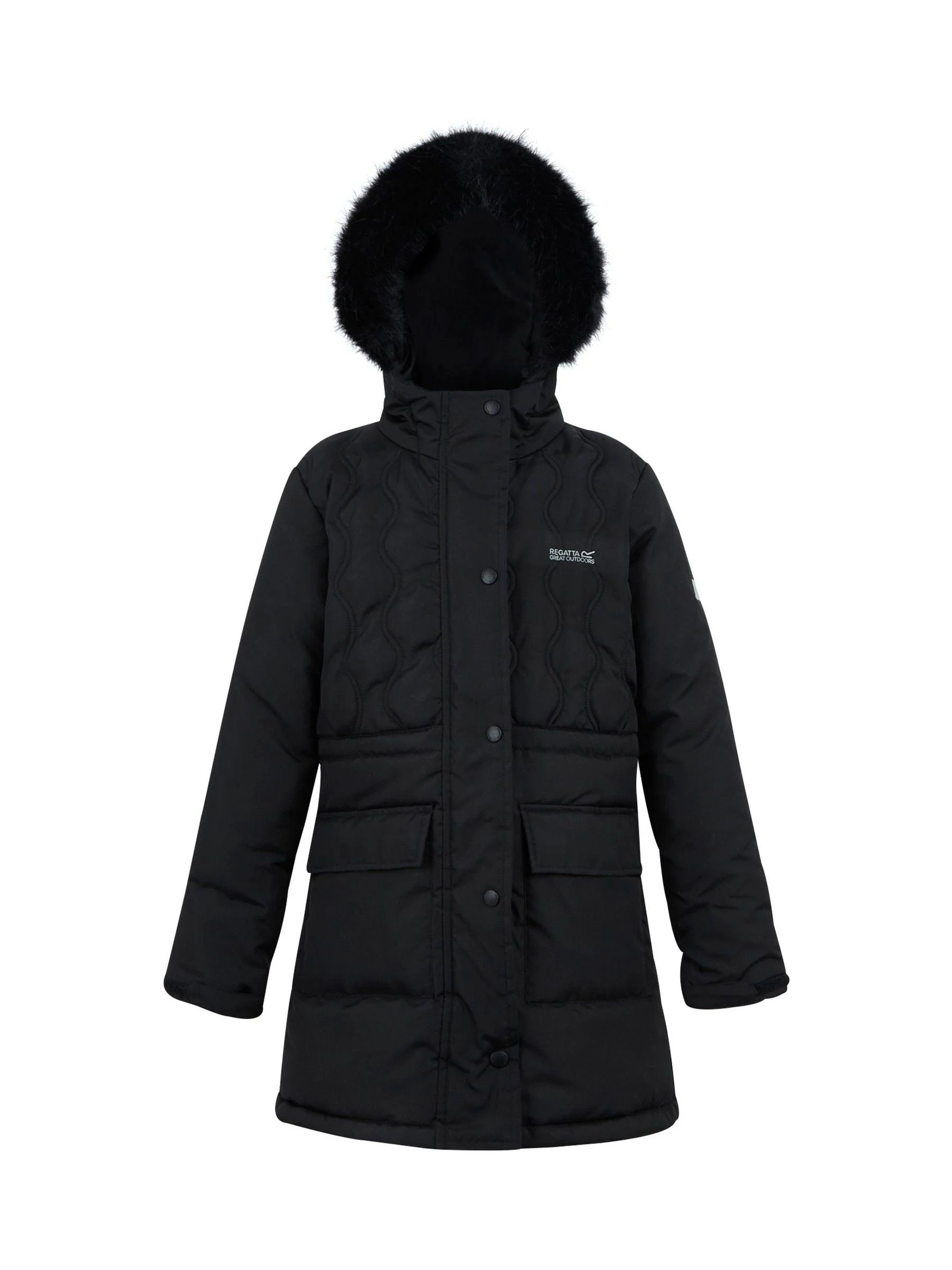 Zwart - Regatta Fabrizia II Heavyweight Water Replellent Jacket