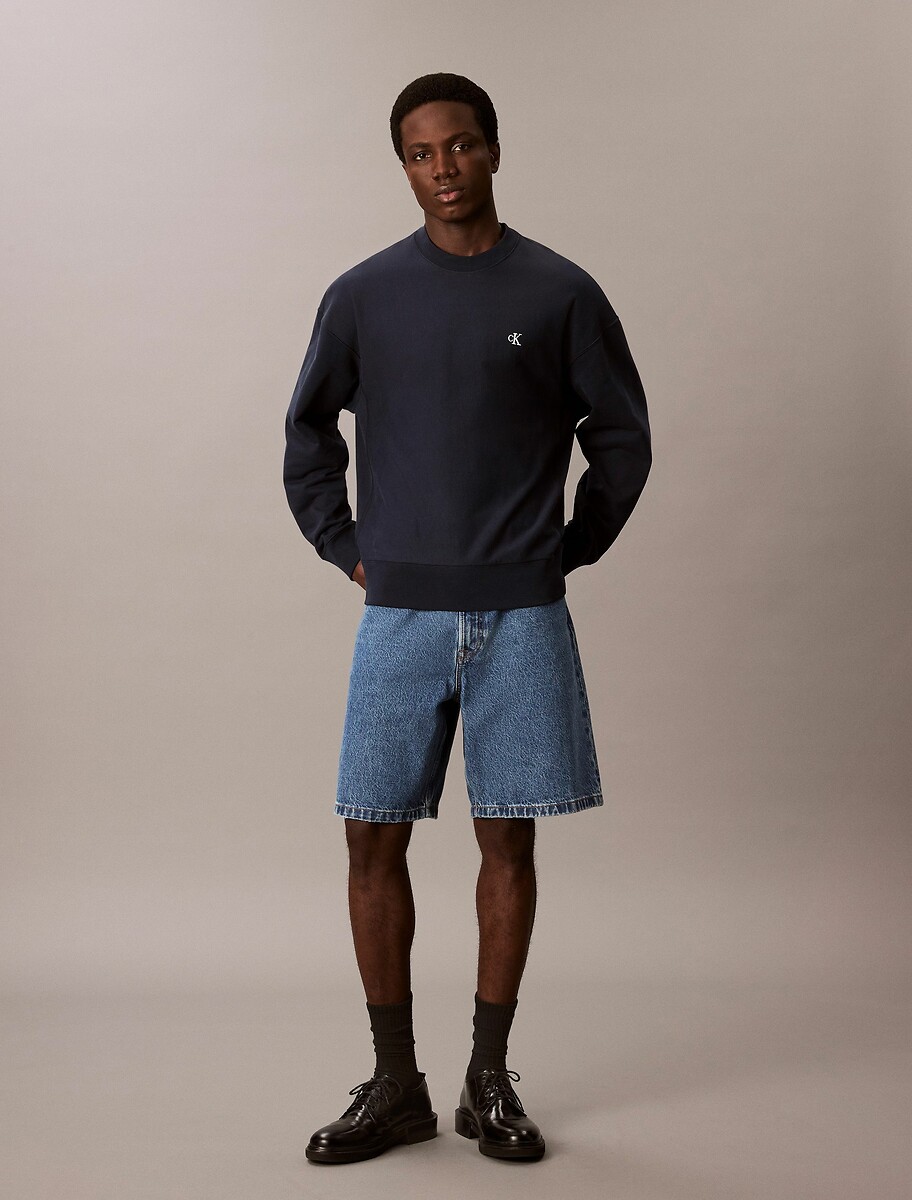 CALVIN KLEIN<br>Suéter de gola redonda