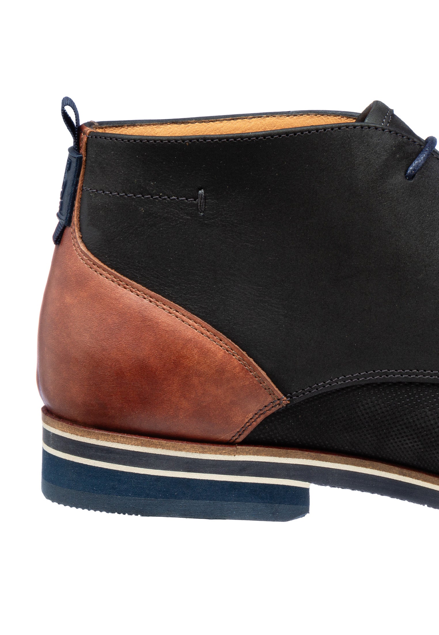 Antraciet grijs nubuck Sabinus halfhoge veterschoen