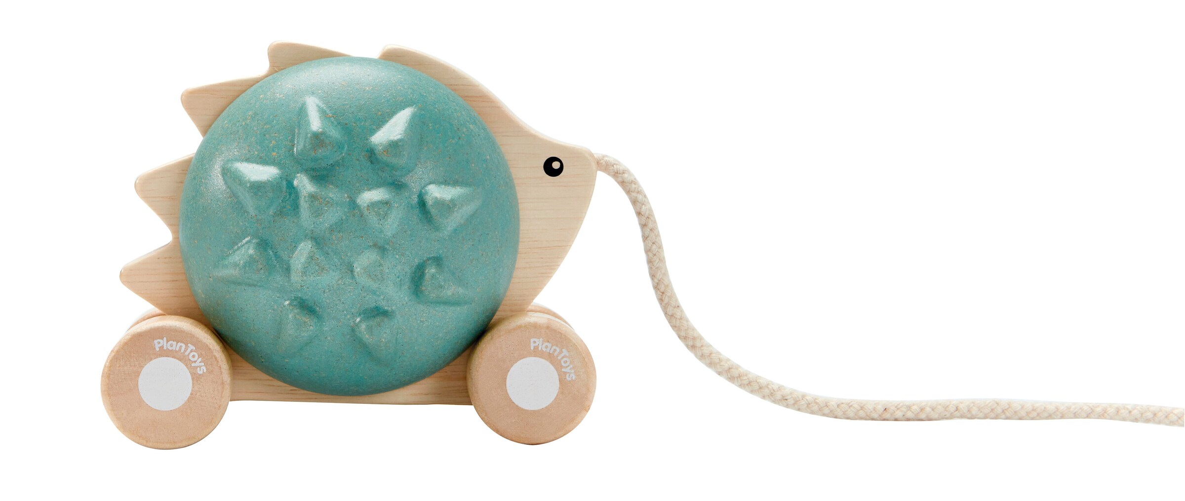 PlanToys Nachzieh-Igel, blau