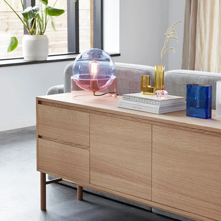 Hübsch Interior - Sideboard mit 5 Fächern, Eiche