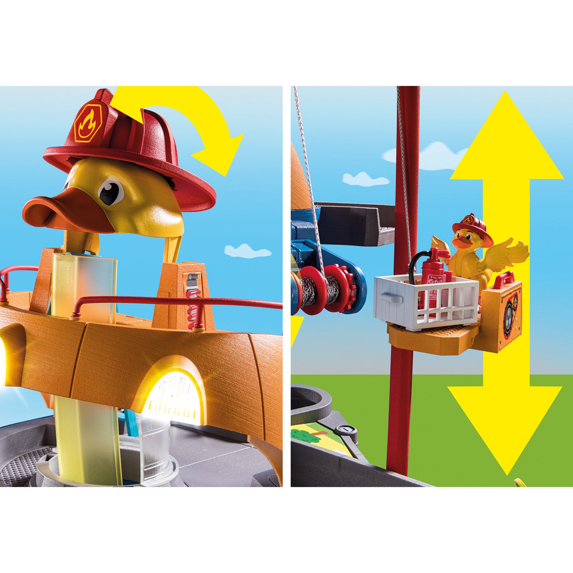 PLAYMOBIL Konstruktionsspielzeug DUCK ON CALL Das Hauptquartier