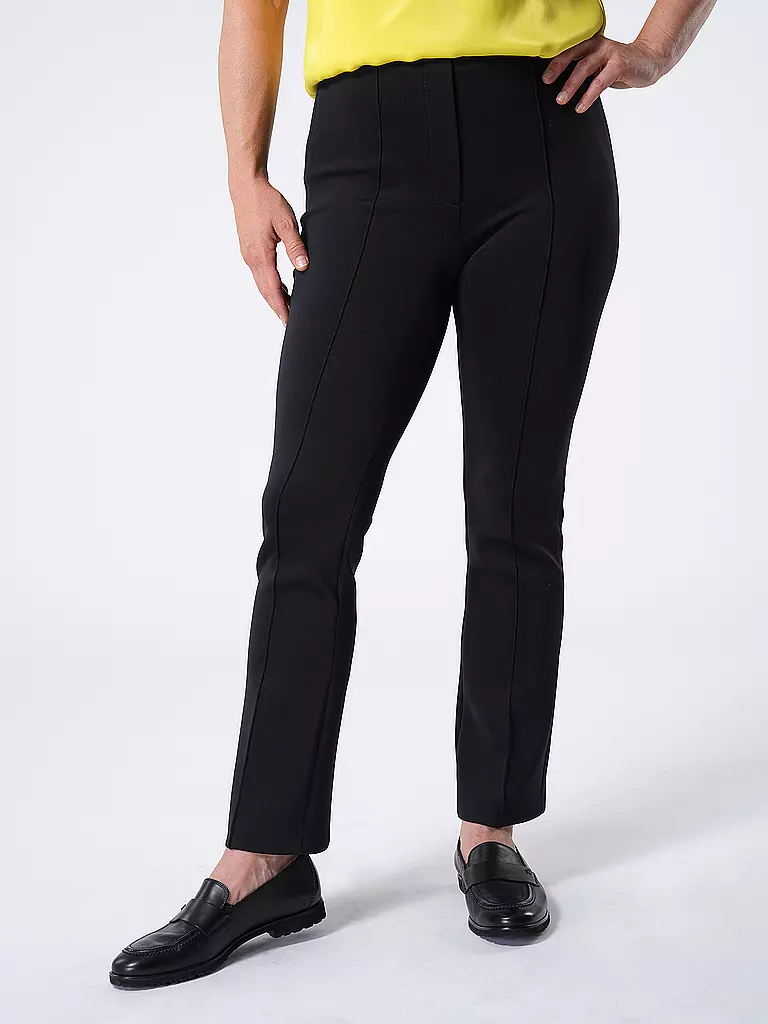 MARC CAIN Hose Flared Fit FREDERICA schwarz