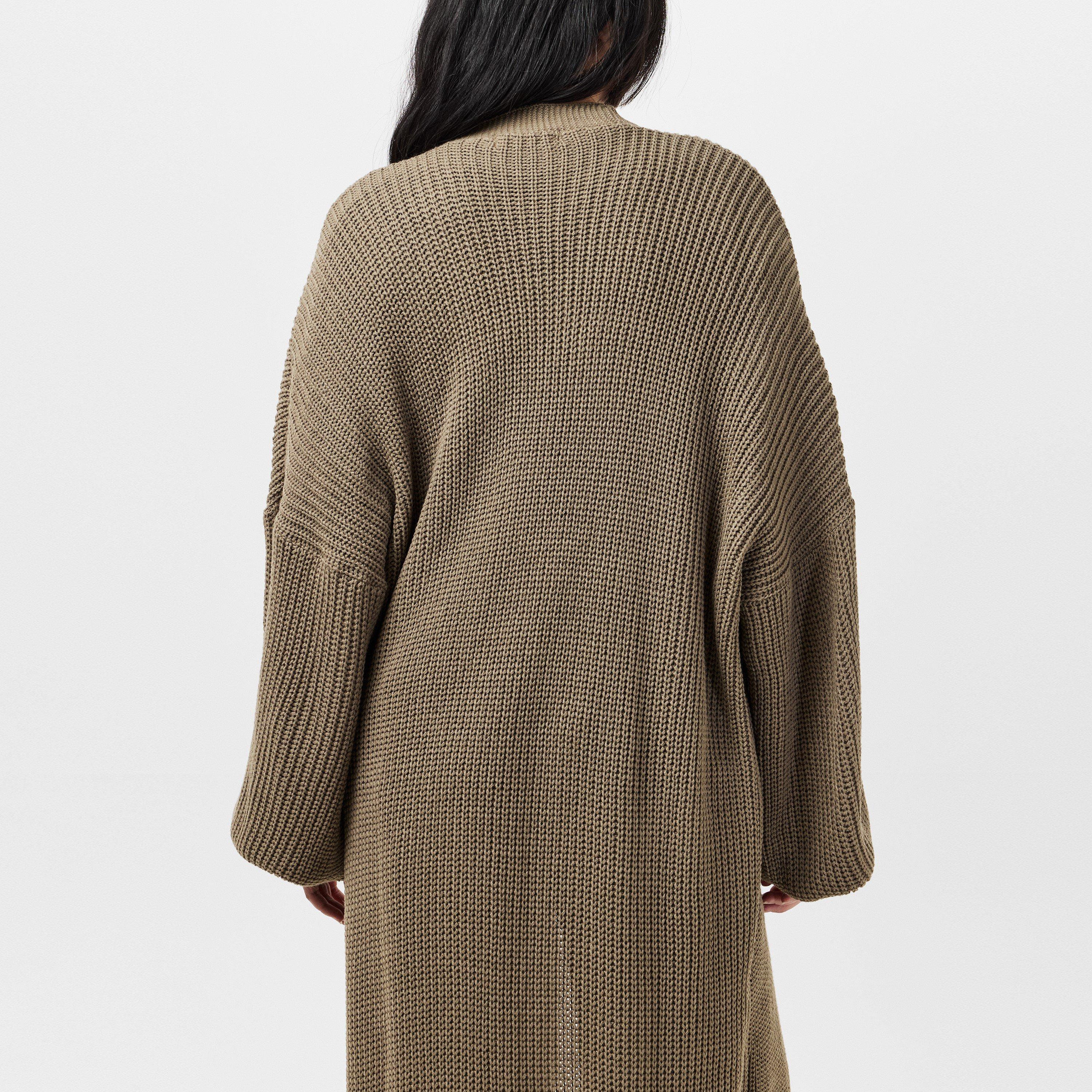 Missy Empire Balloon Sleeve Knitted Cardigan